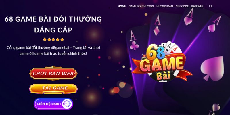 Tải App 68gamebai - Trải Nghiệm Đổi Thưởng Cực Đỉnh 2 App 68 Game Bài hạn chế vấn đề chặn link truy cập